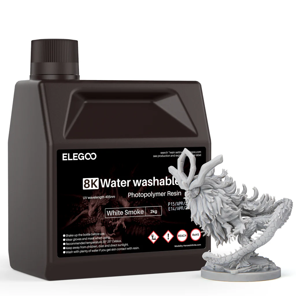 8K Water-Washable Resin - Image 15