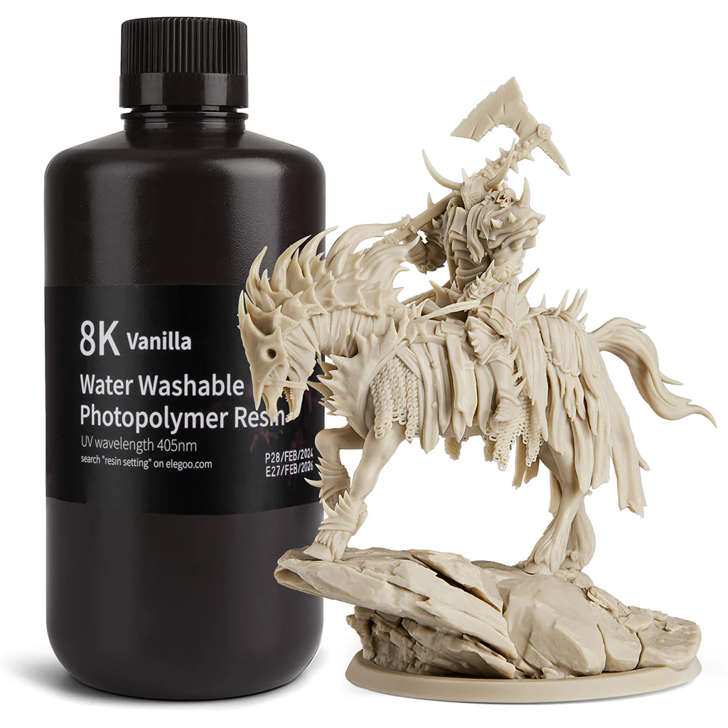 8K Water-Washable Resin - Image 3
