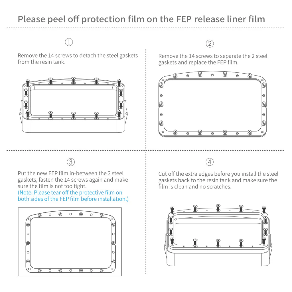 FEP Film for Mars 4/5/5 Ultra (5 Pcs) - Image 3